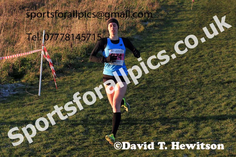 Senior womens 2022 North Eastern Cross Country Champs., Temple Park, South Shields.  Photo: David T. Hewitson/Sports for All Pics